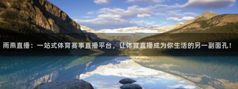 雨燕直播：一站式体育赛事直播平台，让体育直播成为你生活的另一副面孔！