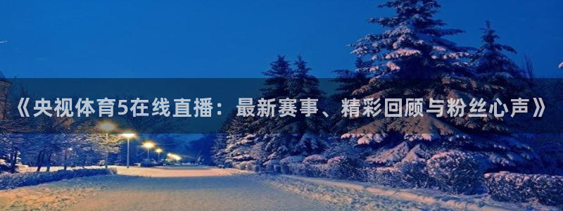 《央视体育5在线直播：最新赛事、精彩回顾与粉丝心声》