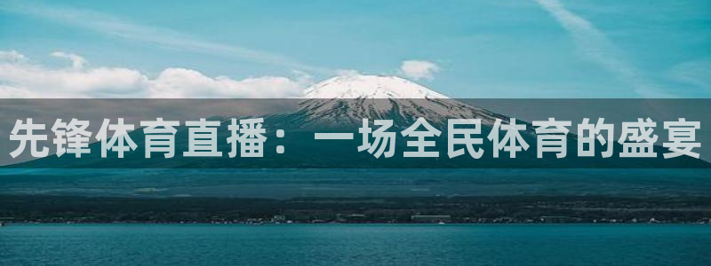 先锋体育直播：一场全民体育的盛宴
